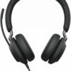 Jabra Evolve2 40 SE USB-C MS Stereo Headset Black