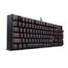 Redragon Mitra Red Backlight Mechanical Keyboard Blue Switches Black HU