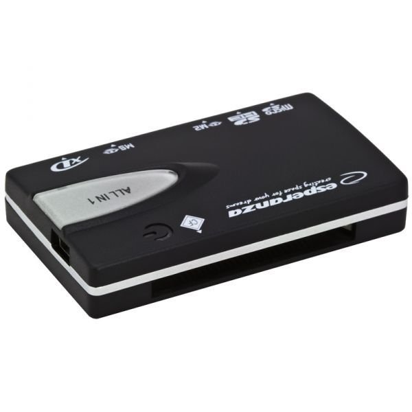 esperanza-ea129-all-in-one-usb-card-reader_2 Esperanza EA129 All-In-One USB Card Reader Black