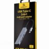 Gembird A-CM-COMBO5-03 USB Type-C 5-in-1 Multi-Port Adapter Space Grey