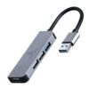 Gembird UHB-U3P1U2P3-01 4-port 1xUSB3.1 + 3xUSB2.0 Aluminium