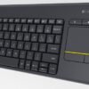 Logitech K400 Plus Wireless Touch Keyboard Black HU