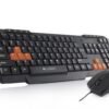 Modecom Logic LKM-201 billentyűzet + egér Black HU