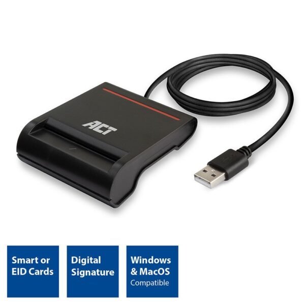 act-usb-smart-card-id-reader_2 ACT USB Smart ID Card Reader Black