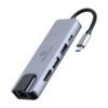 Gembird A-CM-COMBO5-04 USB Type-C 5-in-1 Multi-Port Adapter Space Grey