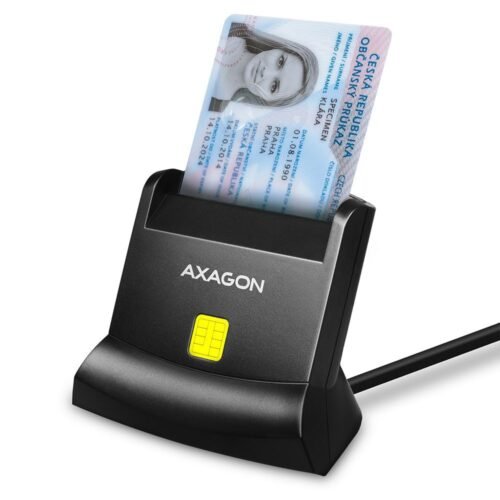 AXAGON CRE-SM4N Smart Card Reader Black
