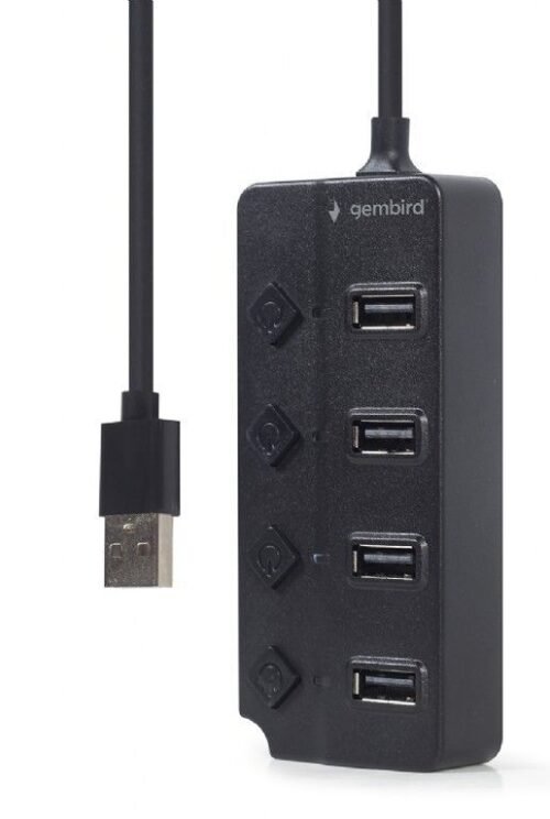 gembird-uhb-u2p4p-01-4-port-usb-2.0-hub-with-switches-black_1 Gembird 4-port USB2.0 HUB with Switches Black