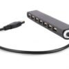 Gembird UHB-U2P7-04 USB2.0 7-port Hub Black