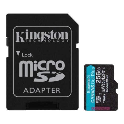 kingston-256gb-microsdxc-canvas-go-plus-gen4-class-10-uhs-i-u3-adaper_1 Kingston 256GB microSDXC Canvas Go Plus Gen4 Class 10 UHS-I U3 + adaper