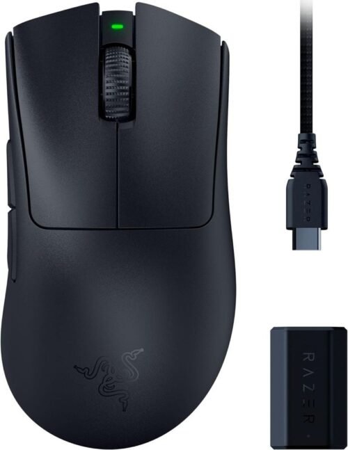 razer-deathadder-v3-pro-hyperpolling-wireless-dongle-bundle-blalck_1 Razer DeathAdder V3 Pro + HyperPolling Wireless Dongle Bundle Black