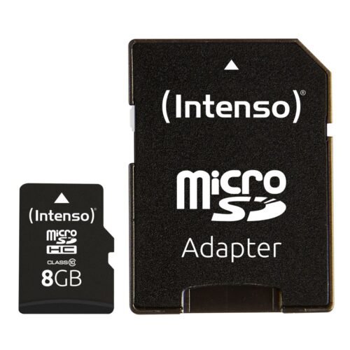 Intenso 8GB microSD Class 10 adapterrel