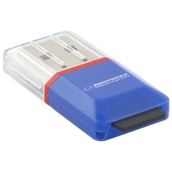 esperanza-usb-2.0-microsd-card-reader_1 Esperanza EA134 MicroSD Card Reader Blue