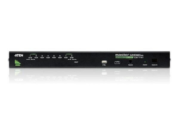aten-cs1708a-8-port-ps-2-usb-vga-kvm-switch-with-daisy-chain-port-and-usb-peripheral-support_1 ATEN CS1708A 8-Port PS/2-USB VGA KVM Switch with Daisy-Chain Port and USB Peripheral Support