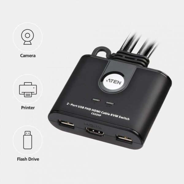 aten-cs22hf-2-port-usb-fhd-hdmi-cable-kvm-switch_2 ATEN CS22HF 2-Port USB FHD HDMI Cable KVM Switch