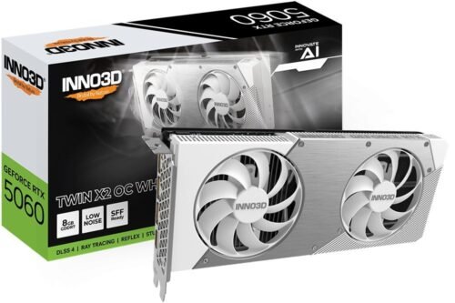 inno3d-geforce-rtx5060-8gb-ddr7-twin-x2-oc-white_1 Inno3D GeForce RTX5060 8GB DDR7 Twin X2 OC White