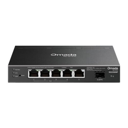 tp-link-sg2206mp-omada-access-6-port-gigabit-switch-with-4-port-poe-_1 TP-Link SG2206MP Omada Access 6-Port Gigabit Switch with 4-Port PoE+