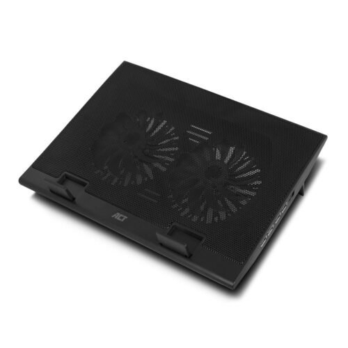 act-ac8105-17-laptop-cooling-stand-with-4-port-hub-black_1 ACT AC8105 Laptop hűtőállvány 17"-ig állítható magasság (2 pozícióban) 4 portos hub