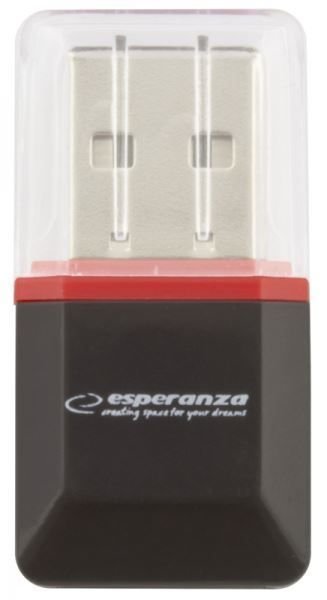 esperanza-ea134k-microsd-kartyaolvaso_1 Esperanza EA134 MicroSD Card Reader Black