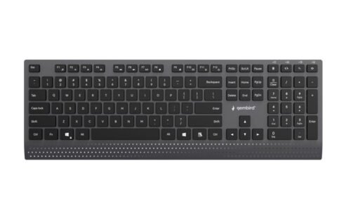 Gembird KB-MCH-06 Slim Wired Multimedia Keyboard Black US