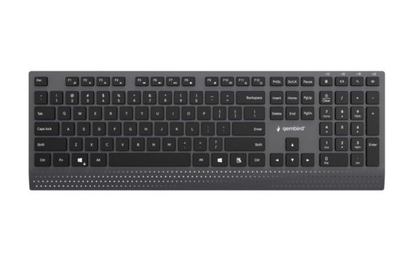 Gembird KB-MCH-06 Slim Wired Multimedia Keyboard Black US